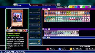 YuGiOh  MD Millennium Duels Arcanite Magician Assault Mode Deck Recipe [upl. by Moulden]