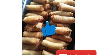 How to make banana stalk lumpiaBrielles Eatery recipe [upl. by Melak837]