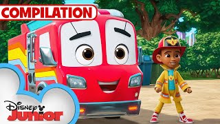 Best of Firebuds 🚒  Compilation  disneyjr​ [upl. by Zizaludba]