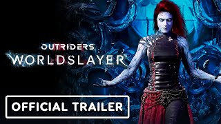 Outriders Worldslayer  Official Reveal Trailer [upl. by Nylitak]