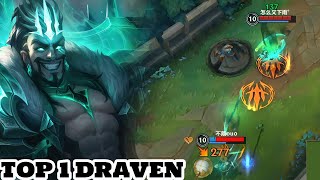 Wild Rift Draven  Top 1 Draven Gameplay Rank MASER [upl. by Afas]