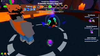 Hatching Secret pet Lucky Clover in Pet Catchers Roblox [upl. by Isadore]