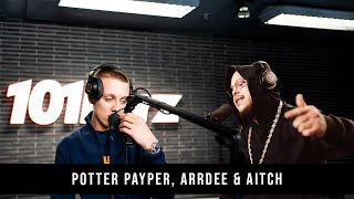 Potter Payper ArrDee amp Aitch  101 Barz Back To Back Freestyle [upl. by Atinauq608]