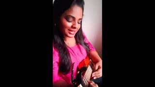 Chinkaara Kinnnaram ❤️  Ukulele  Amritasree Nair [upl. by Denni]