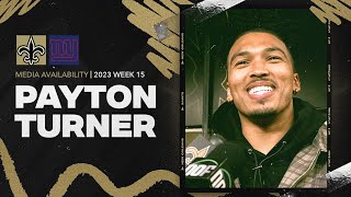 Payton Turner talks his injury working his way back to form  New Orleans Saints [upl. by Noimad]