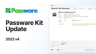 Whats New in Passware Kit 2022 v4 [upl. by Assirralc]