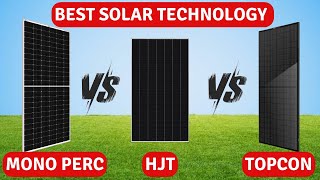 TOPCON vs MONO PERC vs HJT All Solar Panel technologies explained  Best Solar panel 2024 solar [upl. by Ahselaf828]