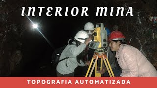 Práctica topografía en Interior Mina Subterránea [upl. by Ees286]