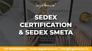 Sedex Certification amp Sedex SMETA Audit  Call Us 91 9310655040 [upl. by Nwahsit]