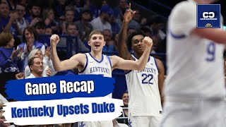 Kentucky UPSETS Duke  Cats Coverage [upl. by Krawczyk]