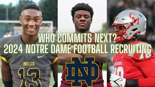 Who Commits Next Notre Dame 2024 Football Recruiting [upl. by Kylynn27]