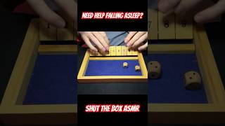 fall asleep fast w shut the box asmr 🎲 shutthebox asmrshorts asmr asmrsleep softwhispers [upl. by Thunell]