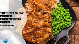 The Best Slow Cooker Chinese Pork Chops [upl. by Goldshlag]