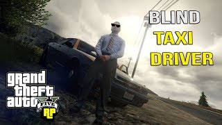 BLIND TAXI DRIVER HIT BY CAR GTA RP [upl. by Reinal]