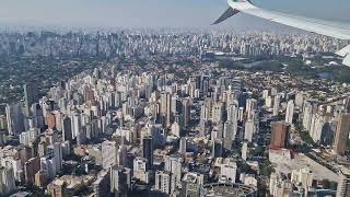 Landing in São Paulo Congonhas Airport  CGH [upl. by Erinn450]