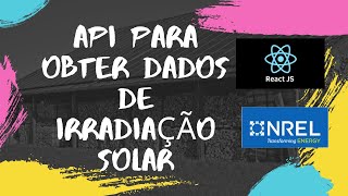 Api para obter dados de irradiação solar [upl. by Innad]