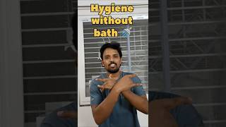 Hygiene x No bath 🛁😁comedy funny mensfashion hygine grooming mensgrooming telugu [upl. by Pincince]