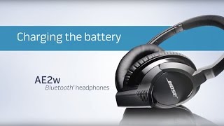 Bose AE2w Headphones  Charging the Battery [upl. by Limak]