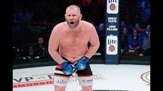 Bellator 215 Highlights Painful Low Blow Ends Main Event  MMA Fighting [upl. by Donald25]