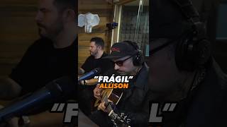 Gran versión acústica de “Frágil” de Allison🤘🎶JessieEnExa [upl. by Virgy344]