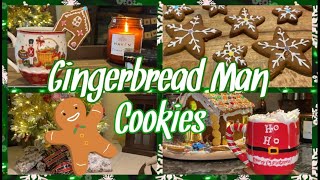 Gingerbread Man Cookies  Festive Cozy Rainy Weekend [upl. by Weidner989]