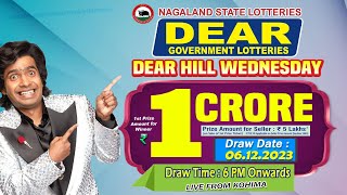 LOTTERY SAMBAD LIVE DEAR 6 PM 06122023 NAGALAND LOTTERY LIVE DEAR LOTTERY LIVE LOTTERY SAMBAD [upl. by Eus523]