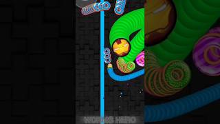 worms zone super hero character snakes war games gaming shortvideo [upl. by Aitropal]