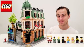 LEGO Boutique Hotel Modular Building Review 10297  2022 [upl. by Yggam]