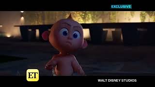 Incredibles 2 Fight Scene in Full JackJack vs Raccoon Exclusive [upl. by Lachance]