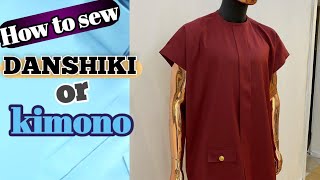 HOW TO SEW DANSHIKI lKOMONO llMINI DANSHIKI Minidanshiki danshiki moederndanshiki kimono [upl. by Bettencourt396]