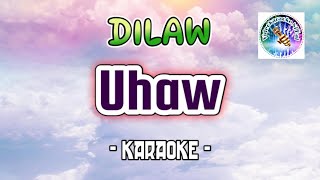 Uhaw  Dilaw karaoke tagalog karaoke song OPM [upl. by Minnie]