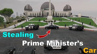 I STOLE PRIME MINISTERS CAR  GTA V GAMEPLAY  DriveNPL [upl. by Tenneb590]