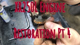 Honda XR250L Seized Engine Teardown and Restoration Part 4 [upl. by Ellenehc906]