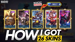 HOW I GOT YSS COLLECTOR AND 25 OTHER SKINS FROM SURPRISE BOX EVENT [upl. by Ppik]