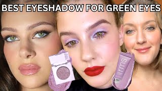 BEST EYESHADOW COLORS FOR GREEN EYES [upl. by Leryt]