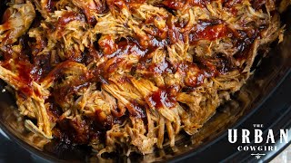 Crock Pot Pulled Pork Recipe  Ultra Juicy amp Easy [upl. by Llirpa]