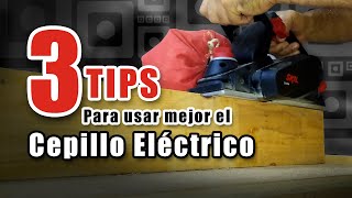 Trucos de carpintería para usar el cepillo eléctrico para madera  Fácil [upl. by Iharas798]