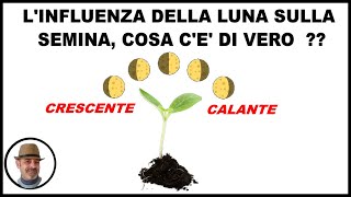 LINFLUENZA DELLA LUNA SULLE SEMINE cosa cè di vero [upl. by Zetnauq464]