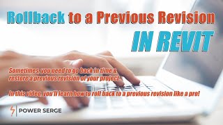 Revit Tutorial Restoring a Project to a Previous Revision [upl. by Sallad301]
