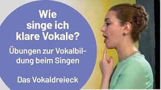 Wie singe ich KLARE VOKALE Stimmübungen Erklärungen rund um gesungene Vokale in der Klassik [upl. by Jeffries639]