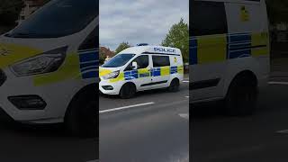 Met police Custody Van Heading to Feltham Prison hounslow londonbus travel transportforlondon [upl. by Allerbag597]