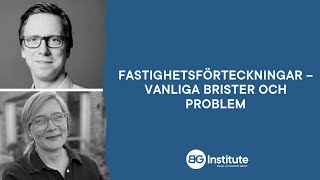 Fastighetsförteckningar – vanliga brister och problem [upl. by Wilone]