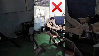 Seated Cable rows Best and Worst technique fitness Exercise gym [upl. by Dachi]