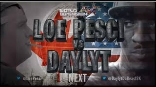 KOTD  Rap Battle  Loe Pesci vs Daylyt  WD4 [upl. by Taran776]