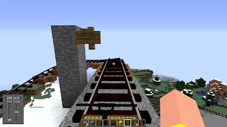 Minecraft Immersive Railroading Coaster 2 [upl. by Westfall]