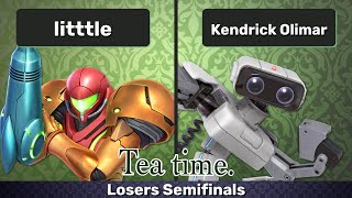 Tea Time 166  Losers Semifinals  litttle vs Kendrick Olimar [upl. by Lancelle516]