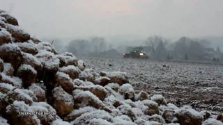 quotWinterweizenquot säen  Fendt Favorit 512c im Schnee [upl. by Oicor]