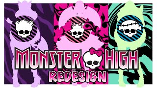 Monster High Redesign Pt 1  Officially Lewis [upl. by Gnanmos]