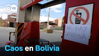 Bolivia se hunde en una crisis económica y política [upl. by Ayihsa]