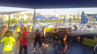 Salsa Aerobics  Golds Gym Egypt [upl. by Koal]